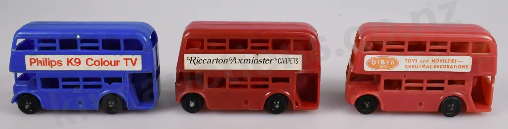 DIBRO NEW ZEALAND MADE DOUBLE DECKER BUSES Image 1++