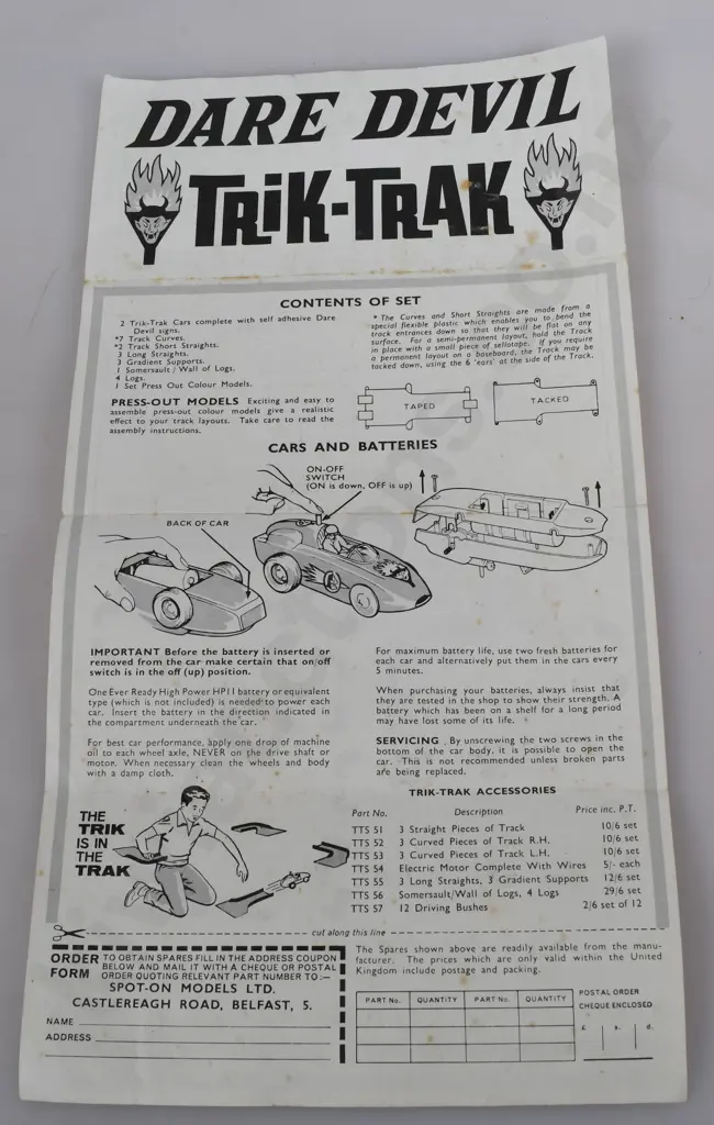 DARE DEVIL TRIK TRAK GAME Image 1++