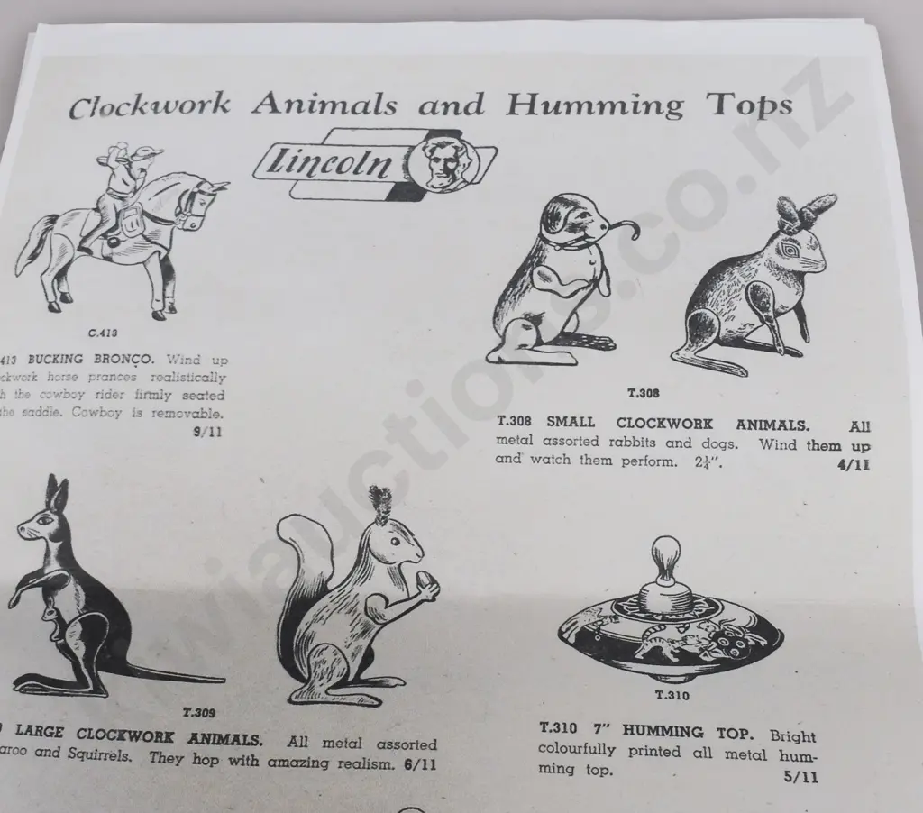 LINCOLN CLOCKWORK ANIMALS Image 1++