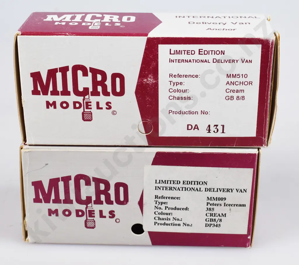 MICRO MODEL INTERNATIONAL DELIVERY VANS Image 1++