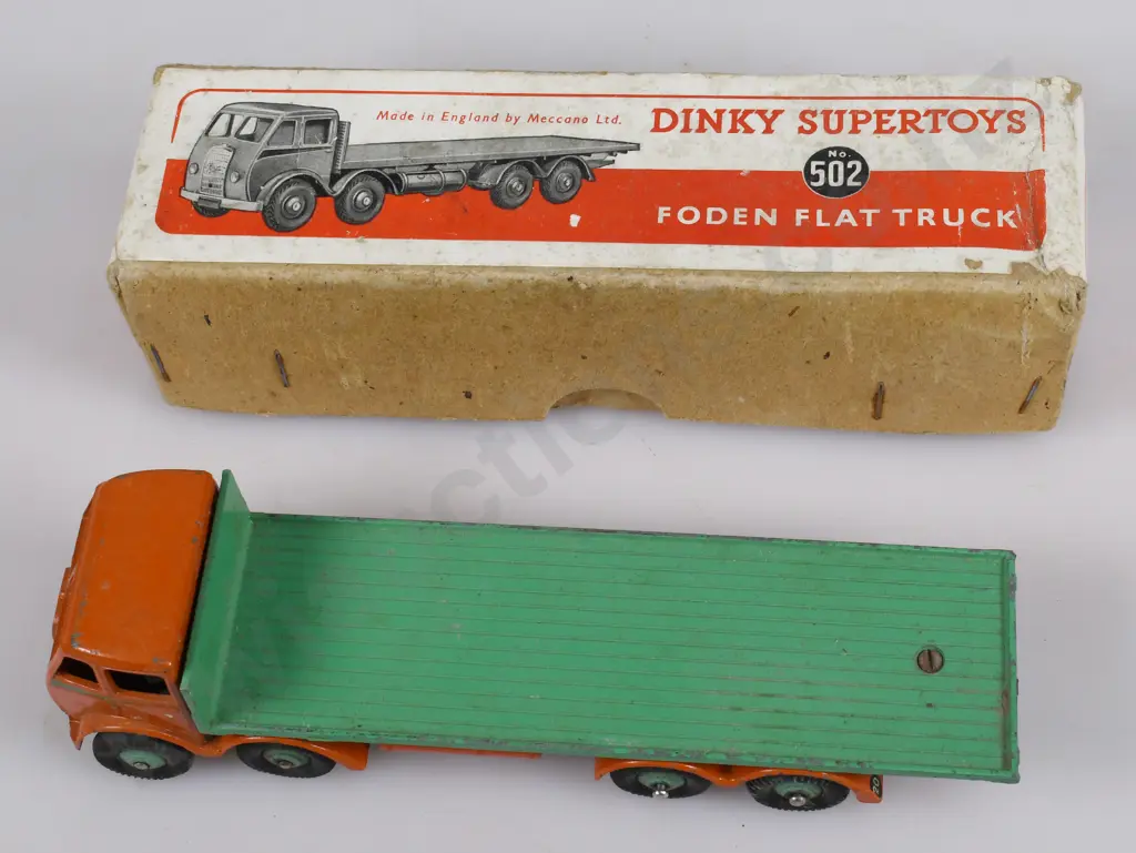 DINKY SUPERTOYS FODEN FLAT TRUCK IN ORIGINAL BOX, NO 502 Image 1++