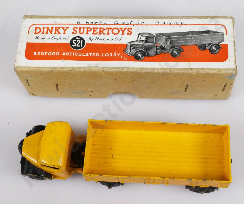 DINKY SUPERTOYS BEDFORD ARTICULATED LORRY IN ORIGINAL BOX,  NO 521 Image 1++