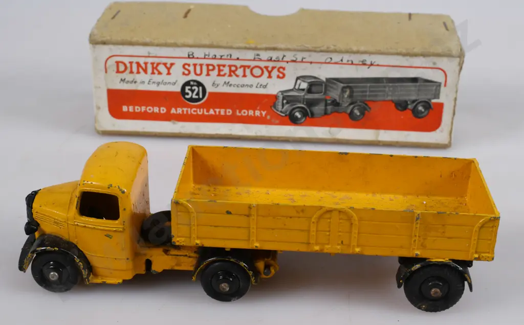 DINKY SUPERTOYS BEDFORD ARTICULATED LORRY IN ORIGINAL BOX,  NO 521 Image 1++