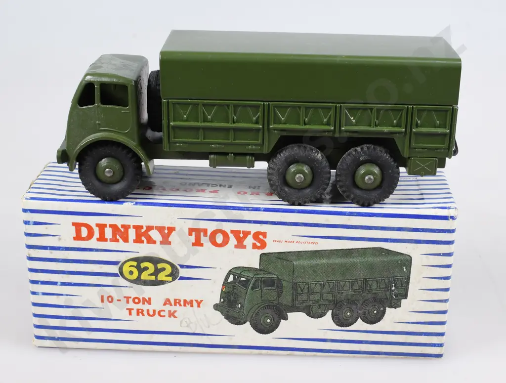 DINKY 10-TON ARMY TRUCK IN ORIGINAL BOX, NO 622 Image 1++