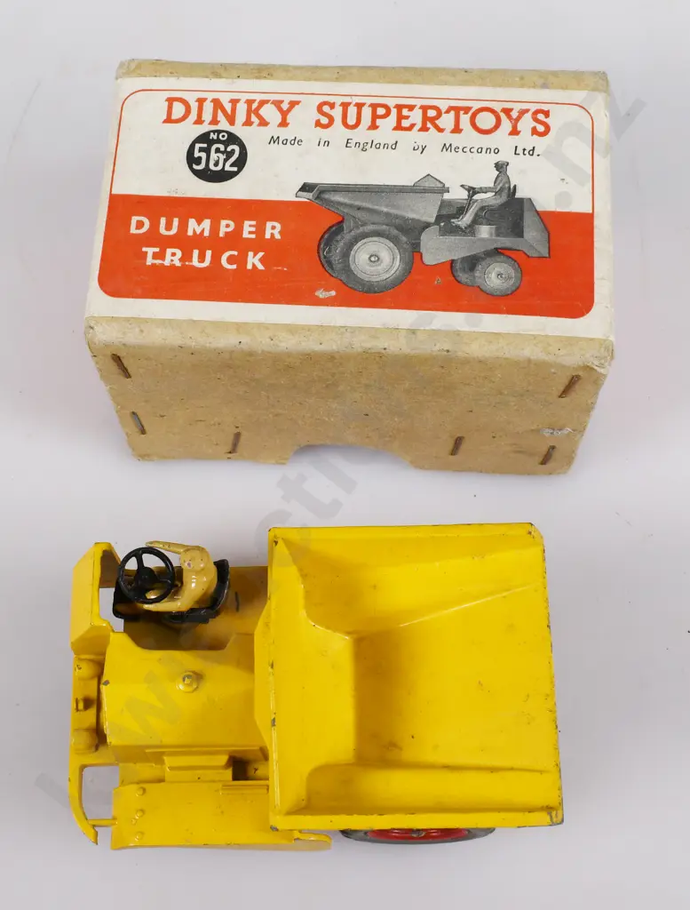 DINKY SUPERTOYS DUMPER TRACK IN ORIGINAL BOX, MODEL 562 Image 1++
