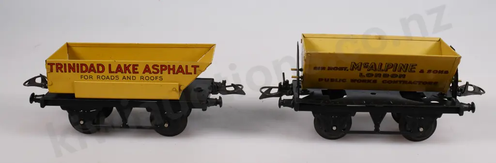 HORNBY TRAINS NO.1, SIDE TIPPING WAGON, ROTARY TIPPING WAGON IN ORIGINAL BOXES Image 1++