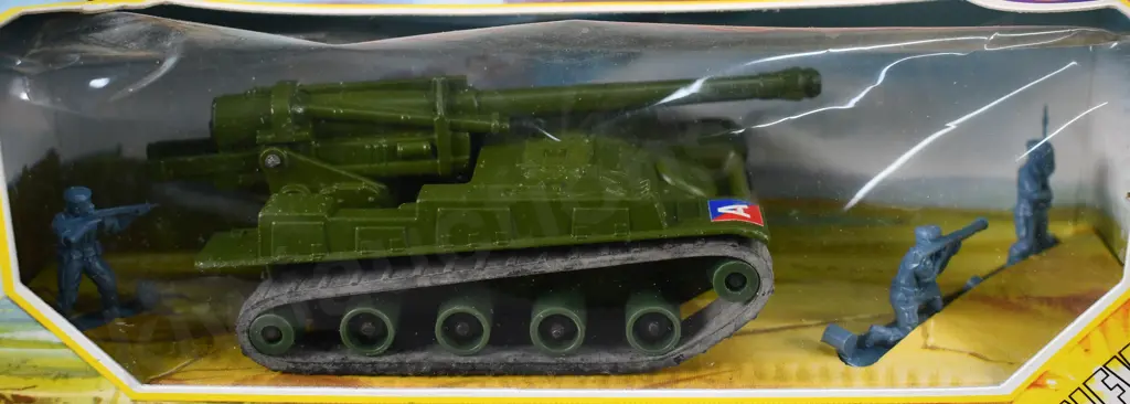 MATCHBOX BATTLE KINGS K-107 HOWITZER TANK Image 1++