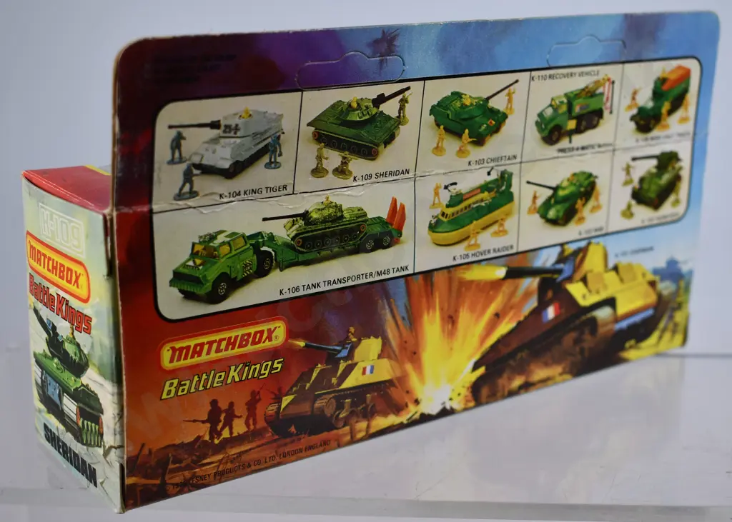 MATCHBOX BATTLE KINGS K-109 SHERIDAN TANK Image 1++