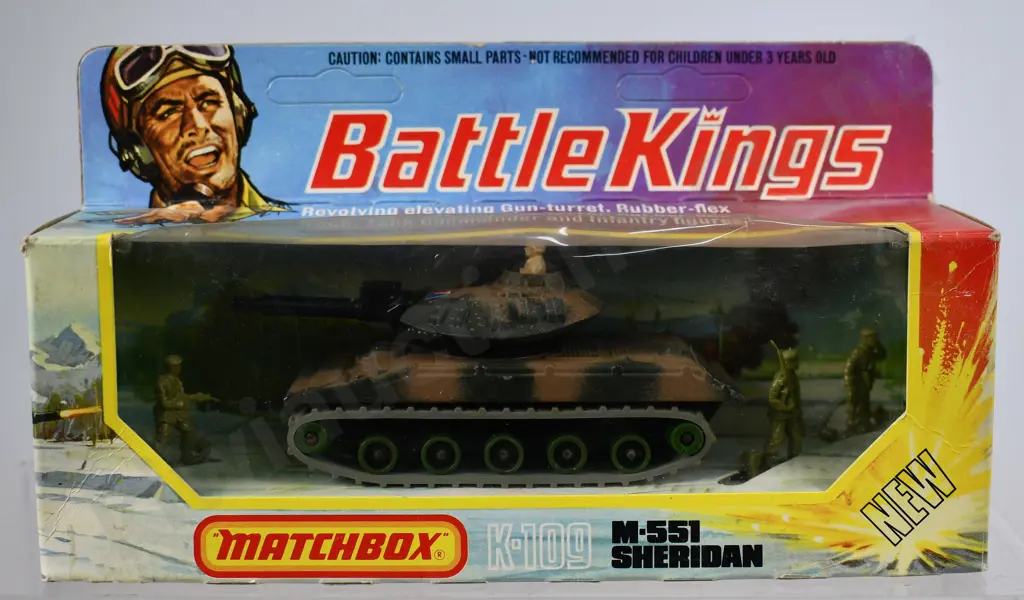 MATCHBOX BATTLE KINGS K-109 SHERIDAN TANK Image 1++