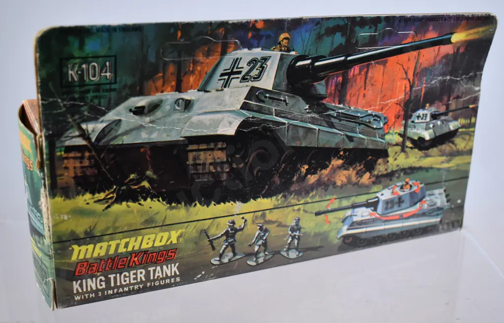 MATCHBOX BATTLE KINGS K-104 KING TIGER Image 1++