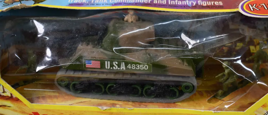 MATCHBOX BATTLE KINGS K-101 SHERMAN TANK Image 1++