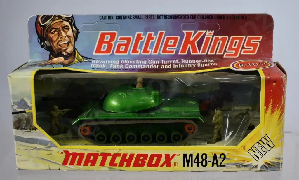 MATCHBOX BATTLE KINGS K-102 M48-A2 Image 1++