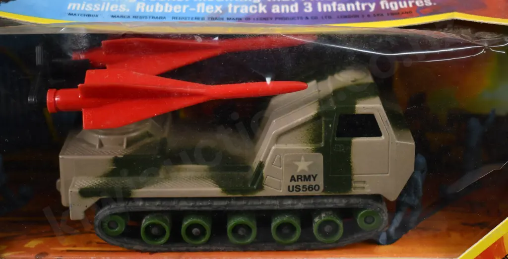 MATCHBOX BATTLE KINGS K-117 HAWK MISSLE LAUNCHER Image 1++