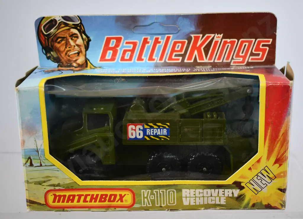 MATCHBOX BATTLE KINGS K-110 RECOVERY VEHICLE Image 1++