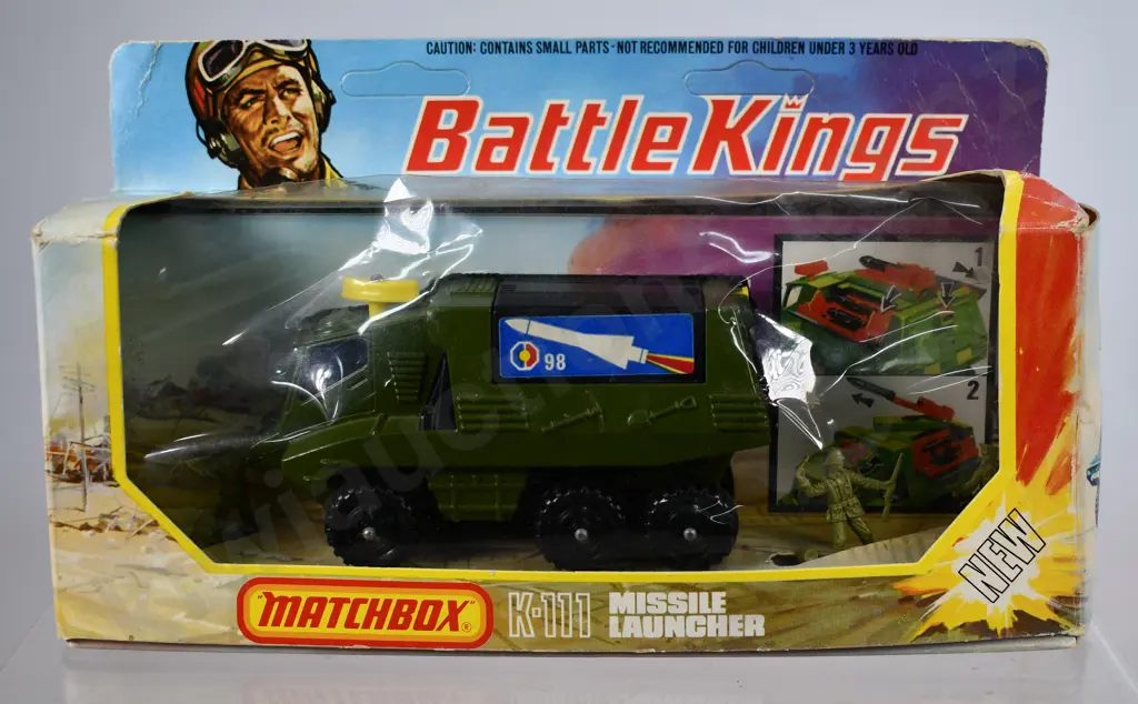 MATCHBOX BATTLE KINGS K-111 MISSLE LAUNCHER Image 1++