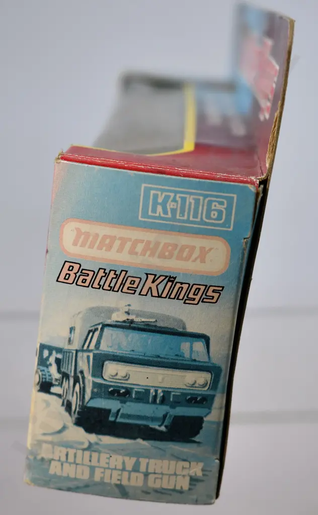 MATCHBOX BATTLE KINGS K-116 ARTILLERY TRUCK & FIELD GUN Image 1++