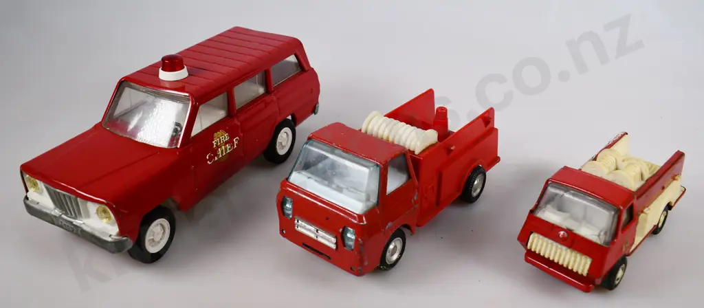 TONKA FIRE CHIEF & 2 X FIRE ENGINE PUMPERS Image 1++