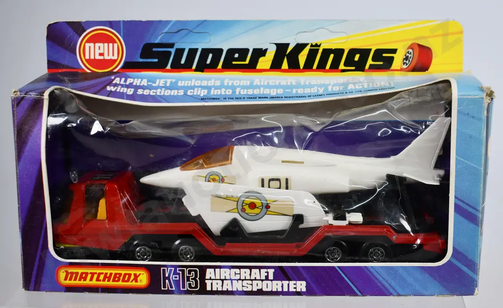 MATCHBOX SUPER KINGS K-13 AIRCRAFT TRANSPORTER Image 1++