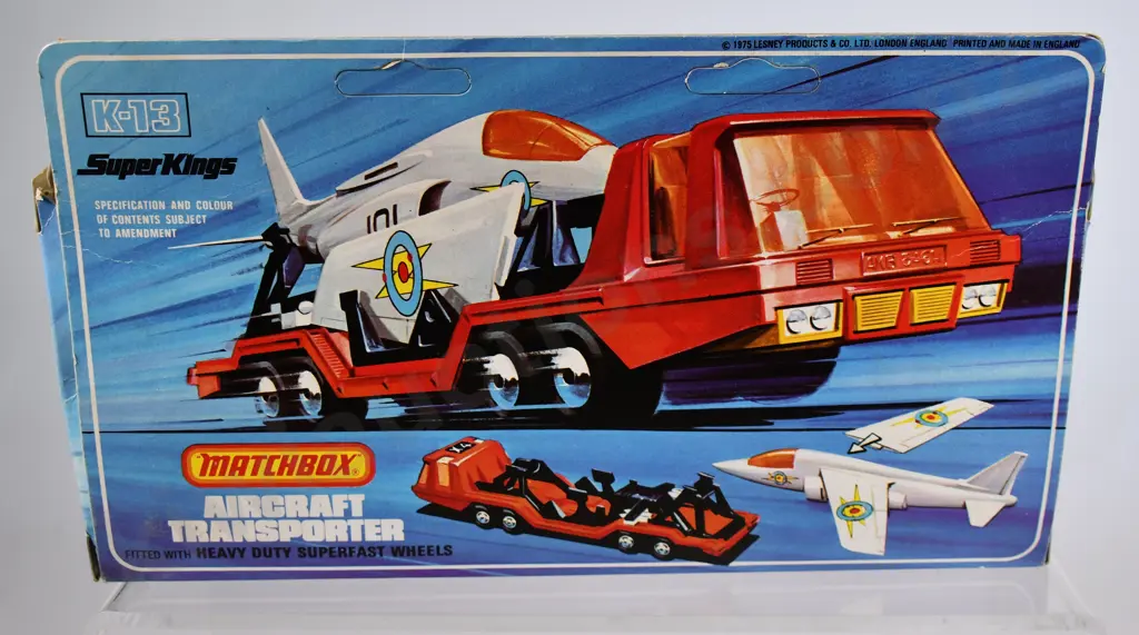 MATCHBOX SUPER KINGS K-13 AIRCRAFT TRANSPORTER Image 1++