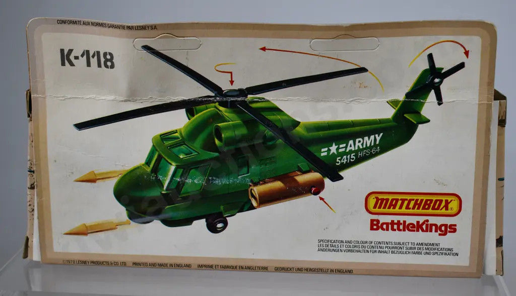 MATCHBOX BATTLE KINGS K-118 KAMAN SEASPRITE Image 1++