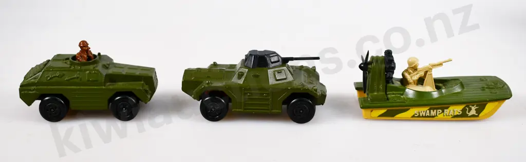 MATCHBOX (ROLAMATICS) #28 STOAT, #73 WEASEL, SUPERFAST #30 SWAMP RAT Image 1++