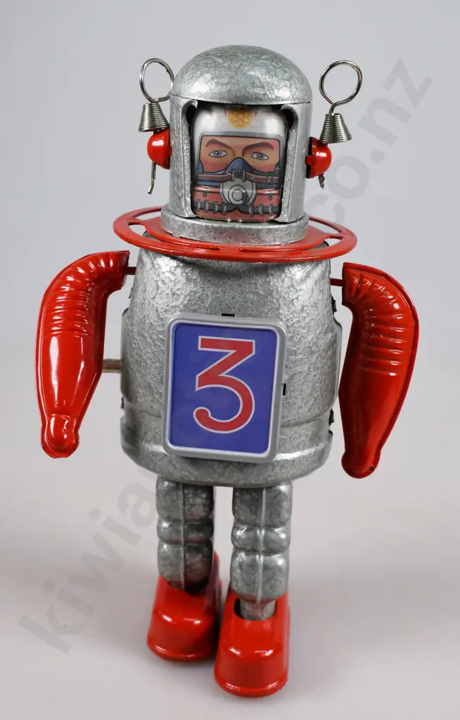 ASTRO-SCOUT TIN TOY ROBOT BY YONEZAWA TOYS, JAPAN Image 1++