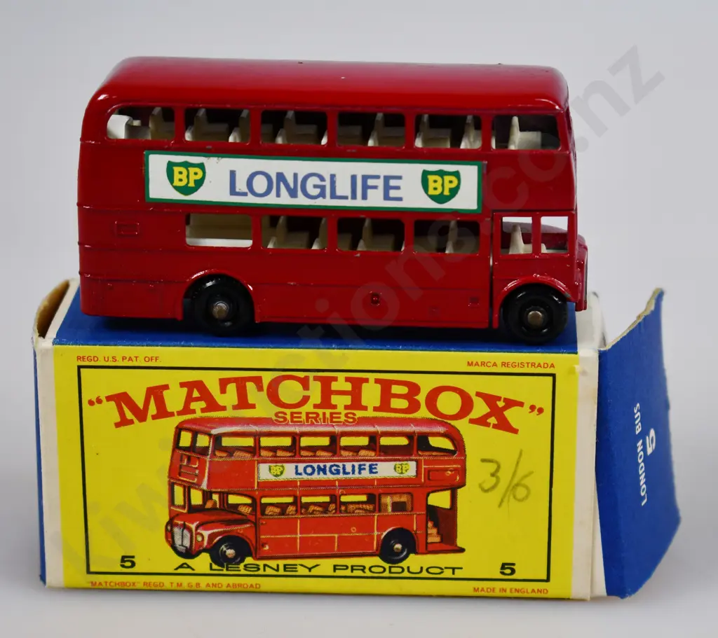MATCHBOX LONDON BUS, NO. 5 Image 1++