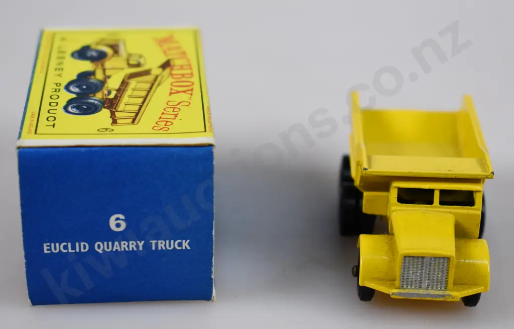 MATCHBOX EUCLID QUARRY TRUCK, NO. 6 Image 1++