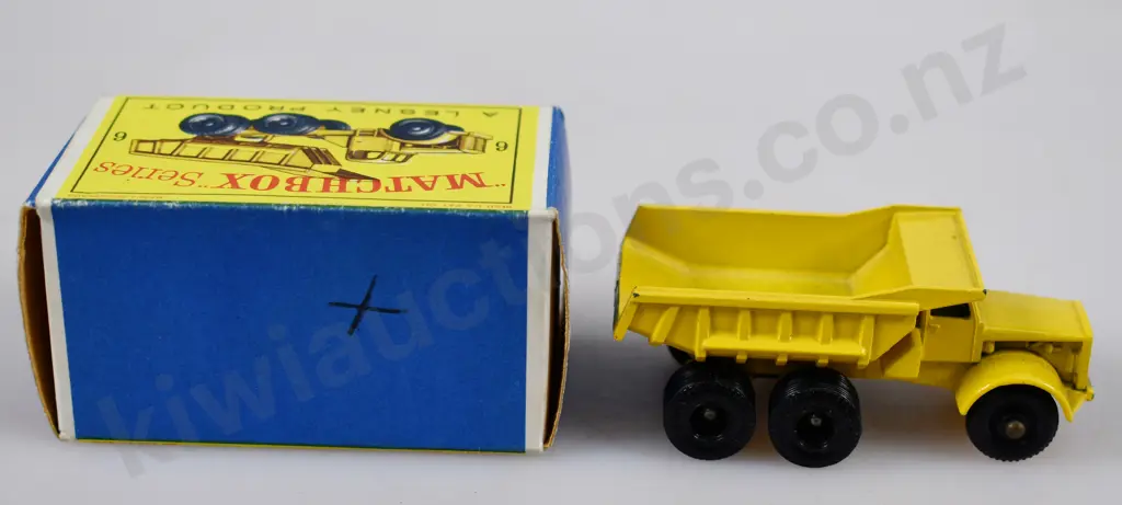 MATCHBOX EUCLID QUARRY TRUCK, NO. 6 Image 1++