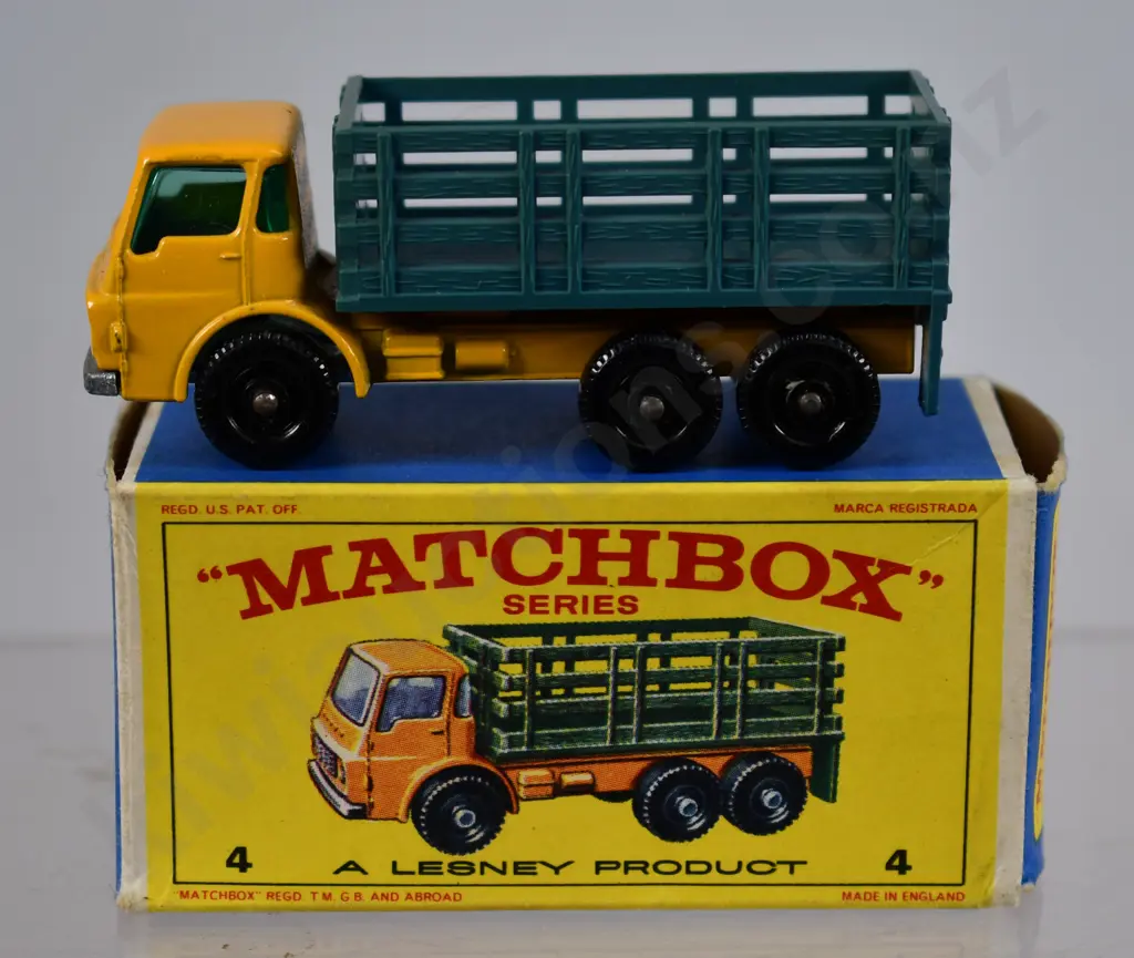 MATCHBOX STAKE TRUCK, NO. 4 Image 1++
