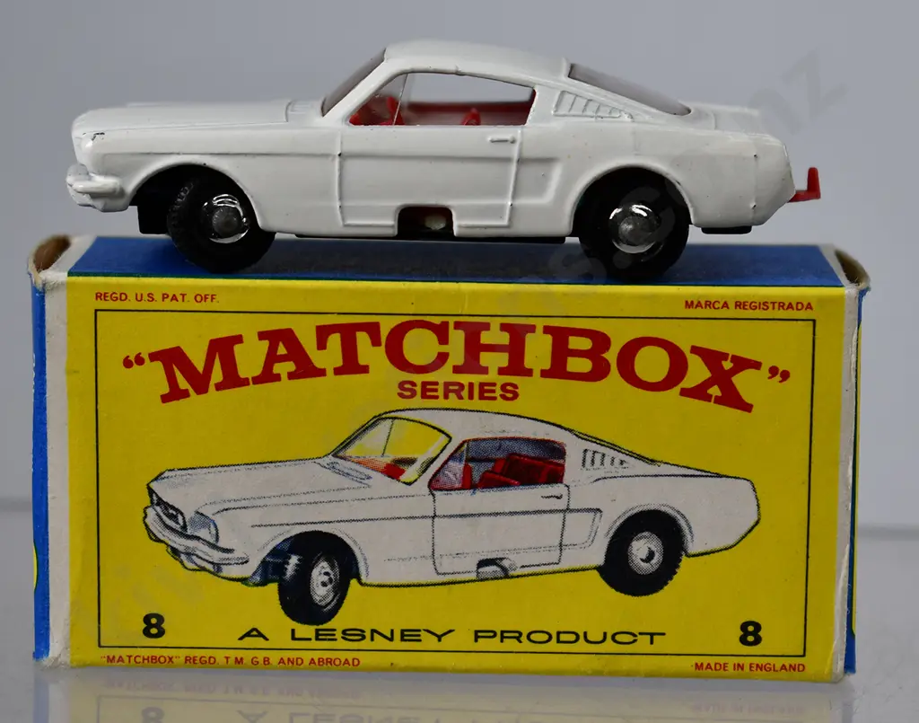 MATCHBOX FORD MUSTANG, NO. 8 Image 1++