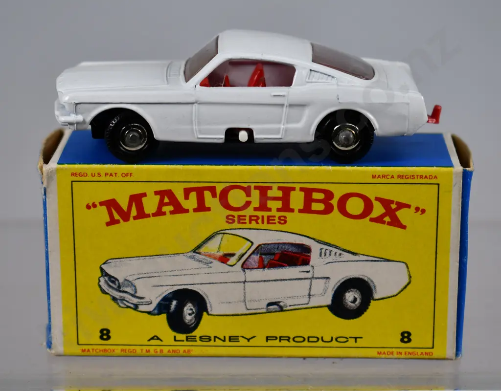 MATCHBOX FORD MUSTANG, NO. 8 Image 1++