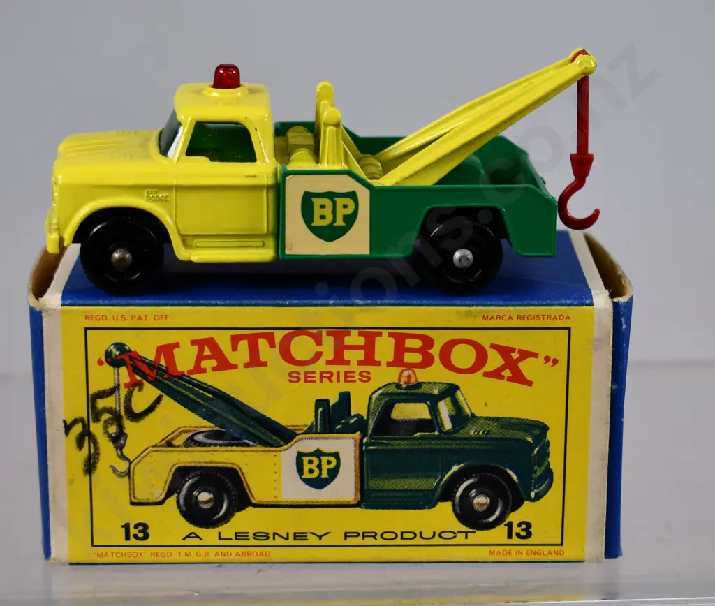 MATCHBOX DODGE WRECK TRUCK NO. 13 Image 1++