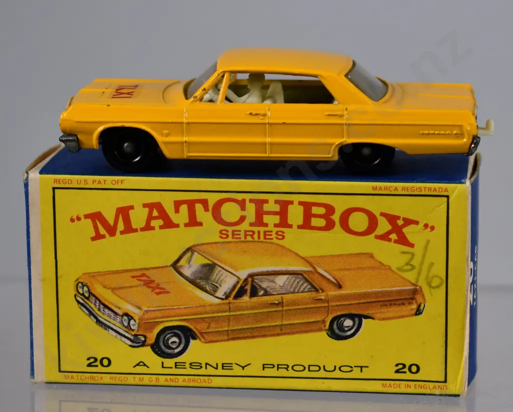MATCHBOX TAXI-CAB NO. 20 Image 1++