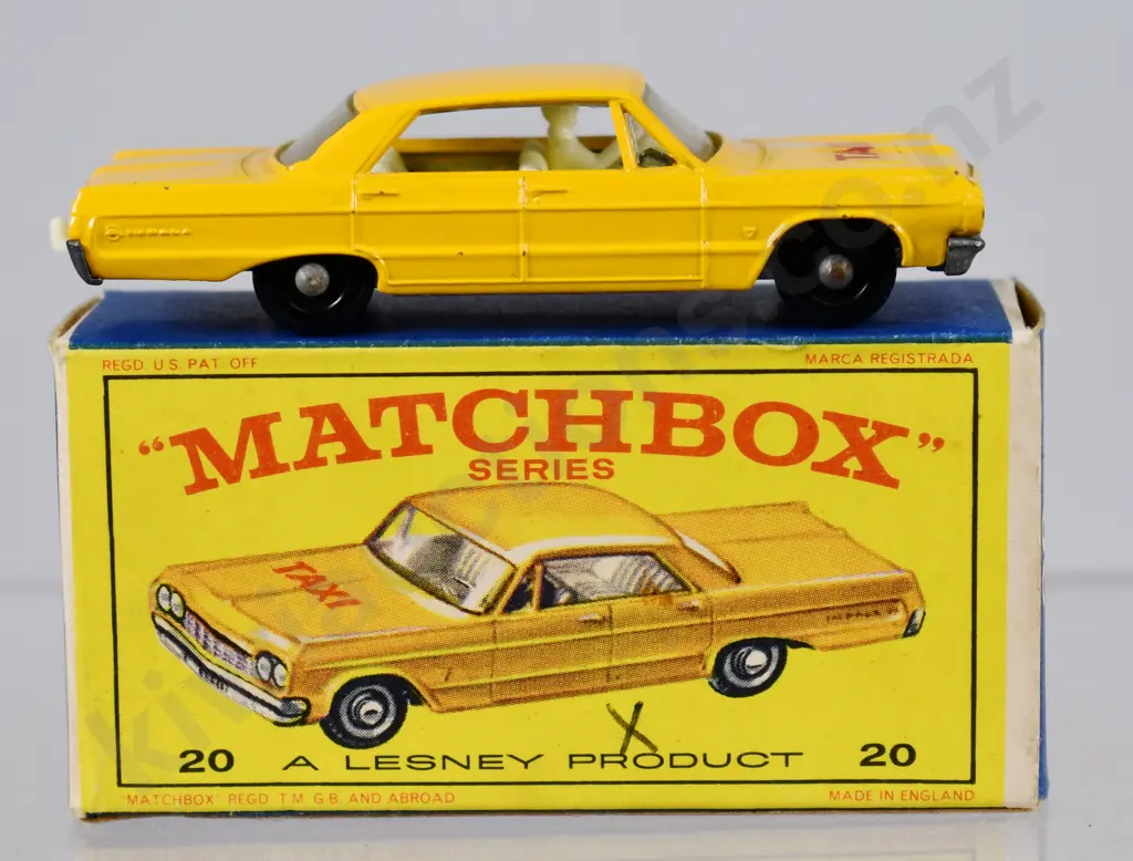 MATCHBOX TAXI-CAB NO. 20 Image 1++