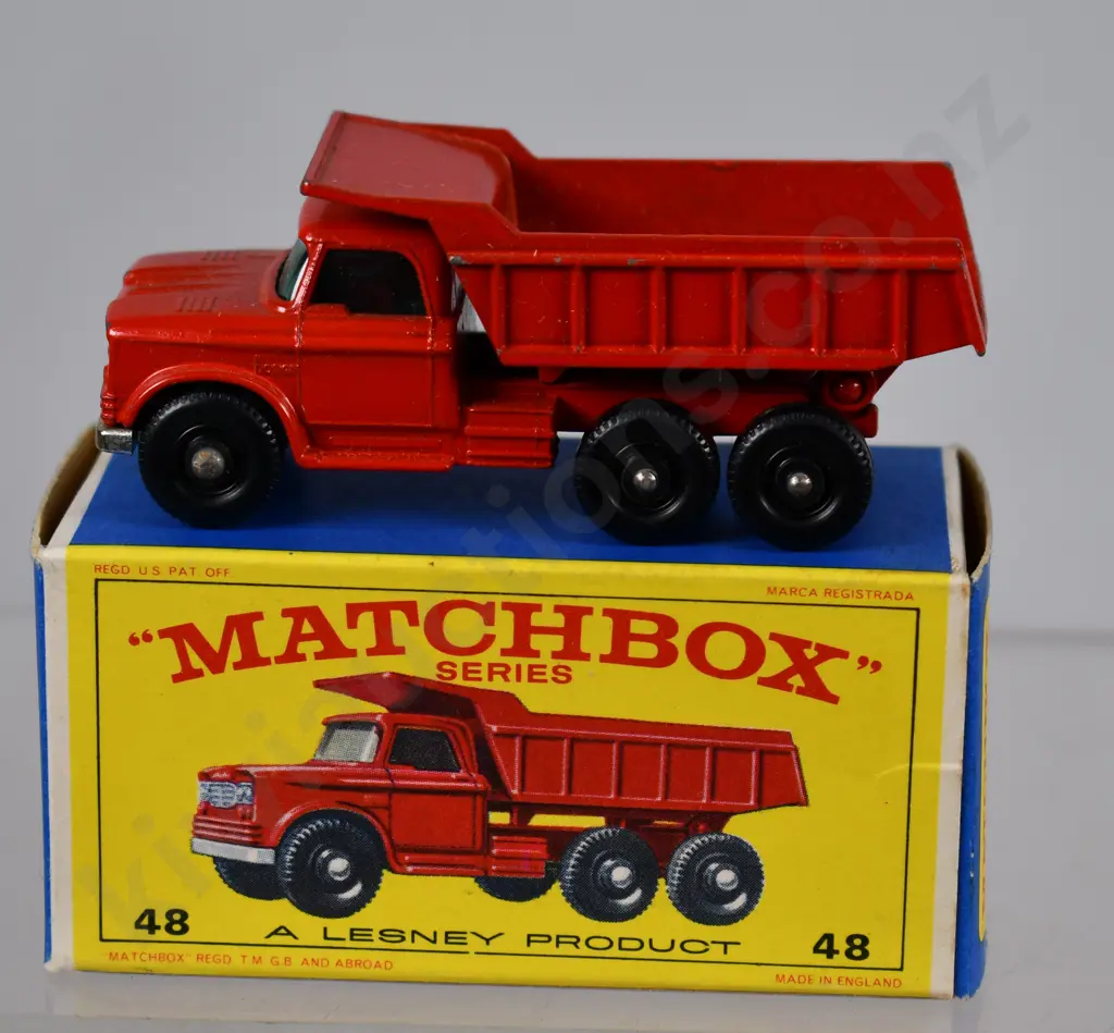 MATCHBOX SERIES DODGE DUMPER TRUCK NO. 48 Image 1++