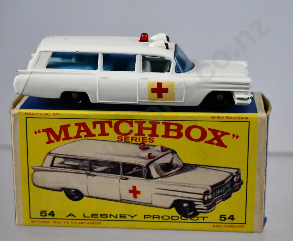 MATCHBOX SERIES S & S CADILLAC AMBULANCE, NO. 54 Image 1++