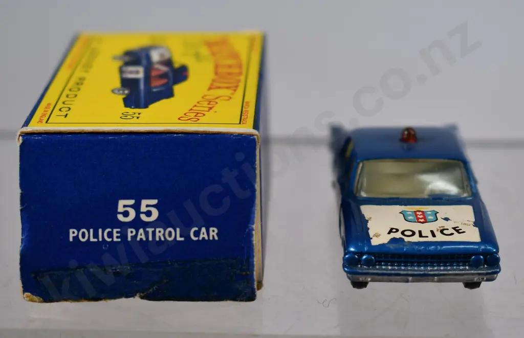 MATCHBOX SERIES POLICE PATROL CAR NO. 55 Image 1++