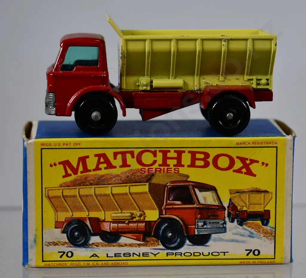 MATCHBOX SERIES GRIT-SPREADING TRUCK NO. 70 Image 1++