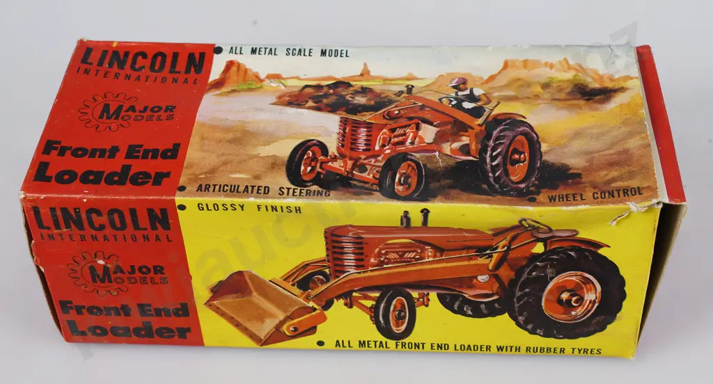LINCOLN TOYS MAJOR MODELS FRONT END LOADER Image 1++