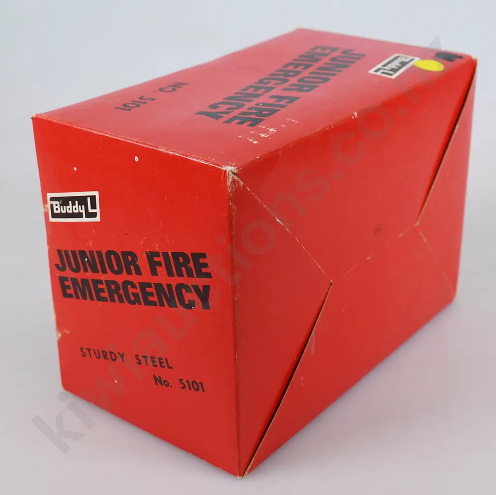 BUDDY L JUNIOR FIRE EMERGENCY & DUMP TRUCK Image 1++