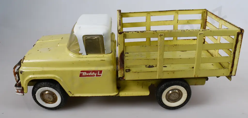 BUDDY L PRESSED STEEL RANCH STAKE TRUCK Image 1++