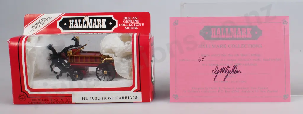 HALLMARK COLLECTIONS 1902 HOSE CARRIAGE Image 1++
