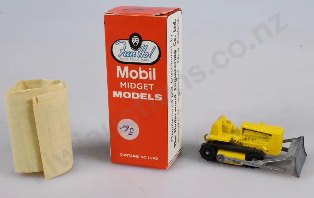 FUN HO MIDGET CATERPILAR BULLDOZER NO 46, BOXED Image 1++