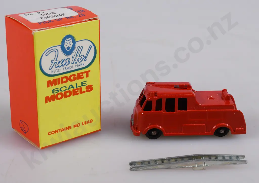 FUN HO MIDGET FIRE ENGINE  NO 21, BOXED Image 1++