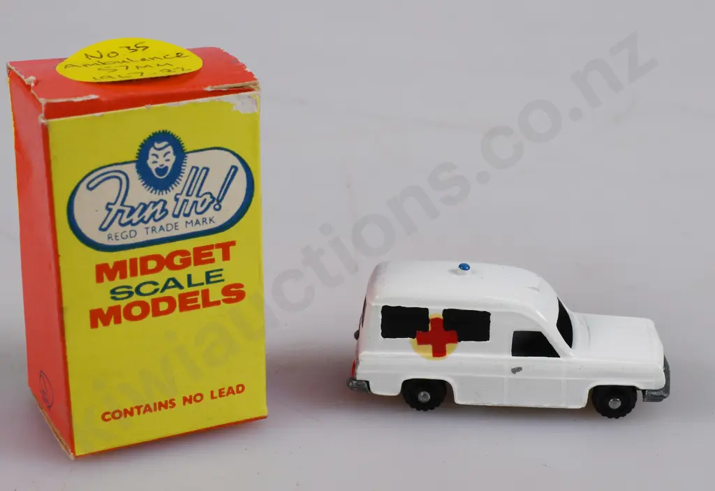 FUN HO MIDGET AMBULANCE NO 35, BOXED Image 1++
