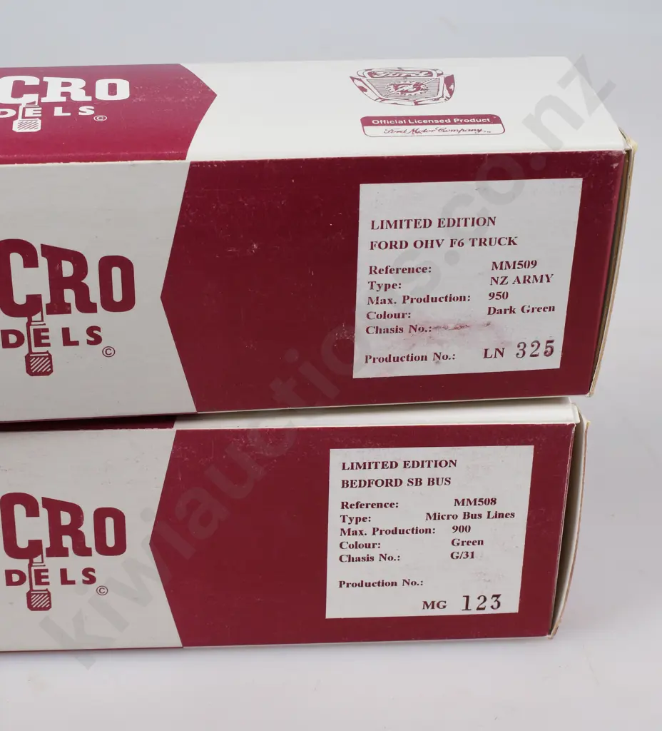 MICRO MODEL OHV FG ARMY TRUCK, BEDFORD SB BUS Image 1++