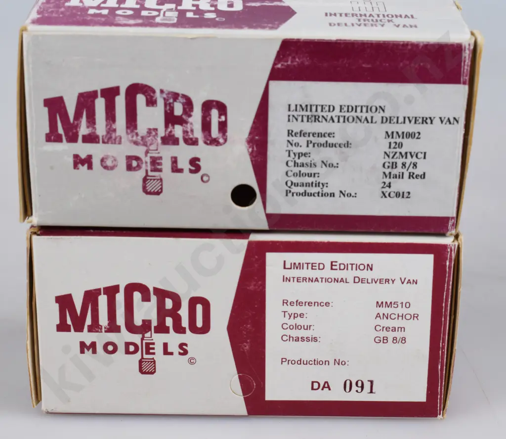 MICRO MODEL INTERNATIONAL DELIVERY VANS Image 1++