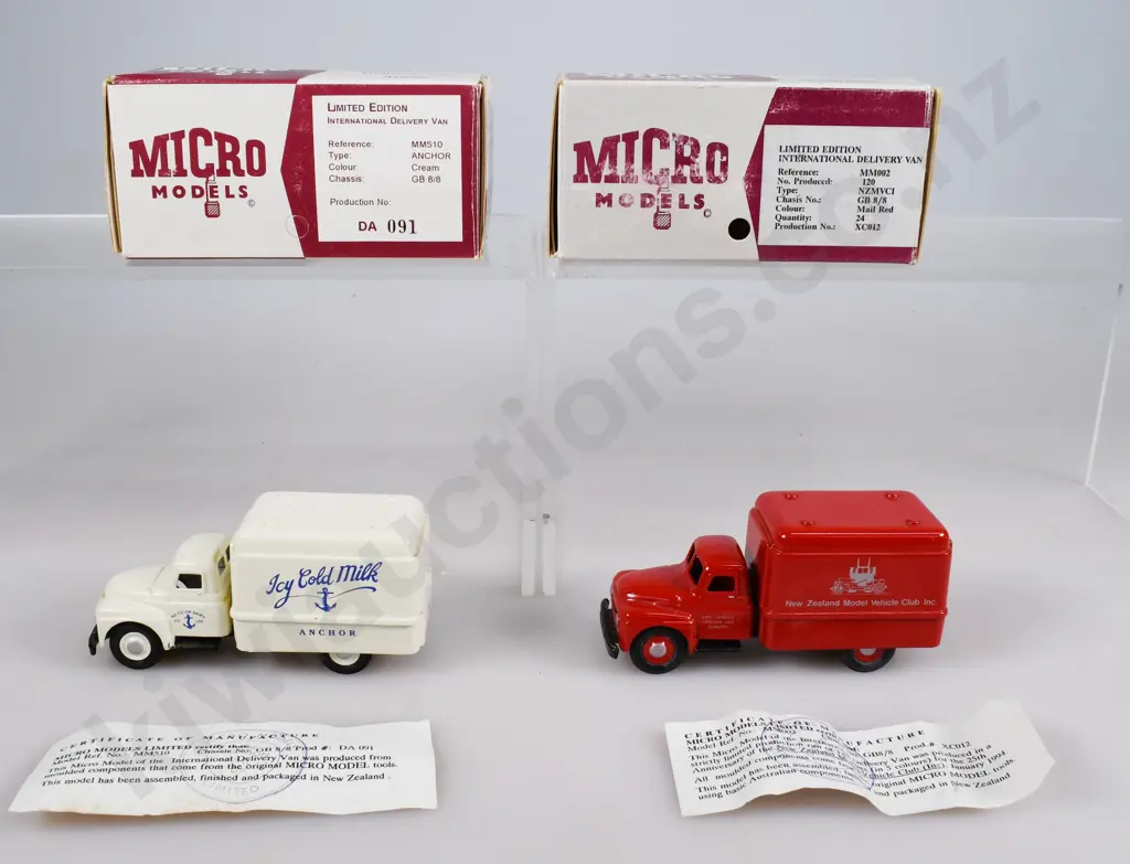MICRO MODEL INTERNATIONAL DELIVERY VANS Image 1++