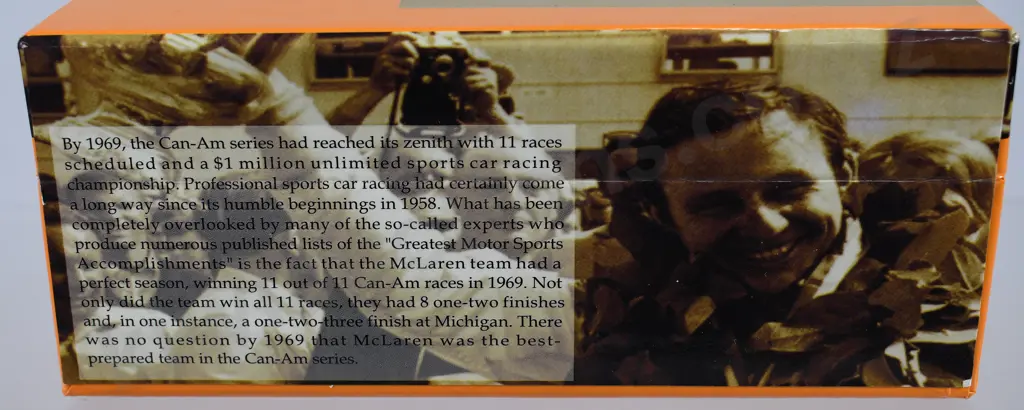 BRUCE MCLAREN 1969 CHAMPION HIGH WING Image 1++